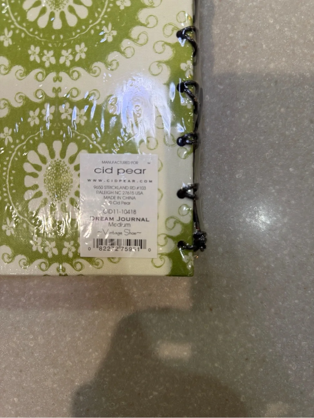 CID Pear Little Dream Journal.